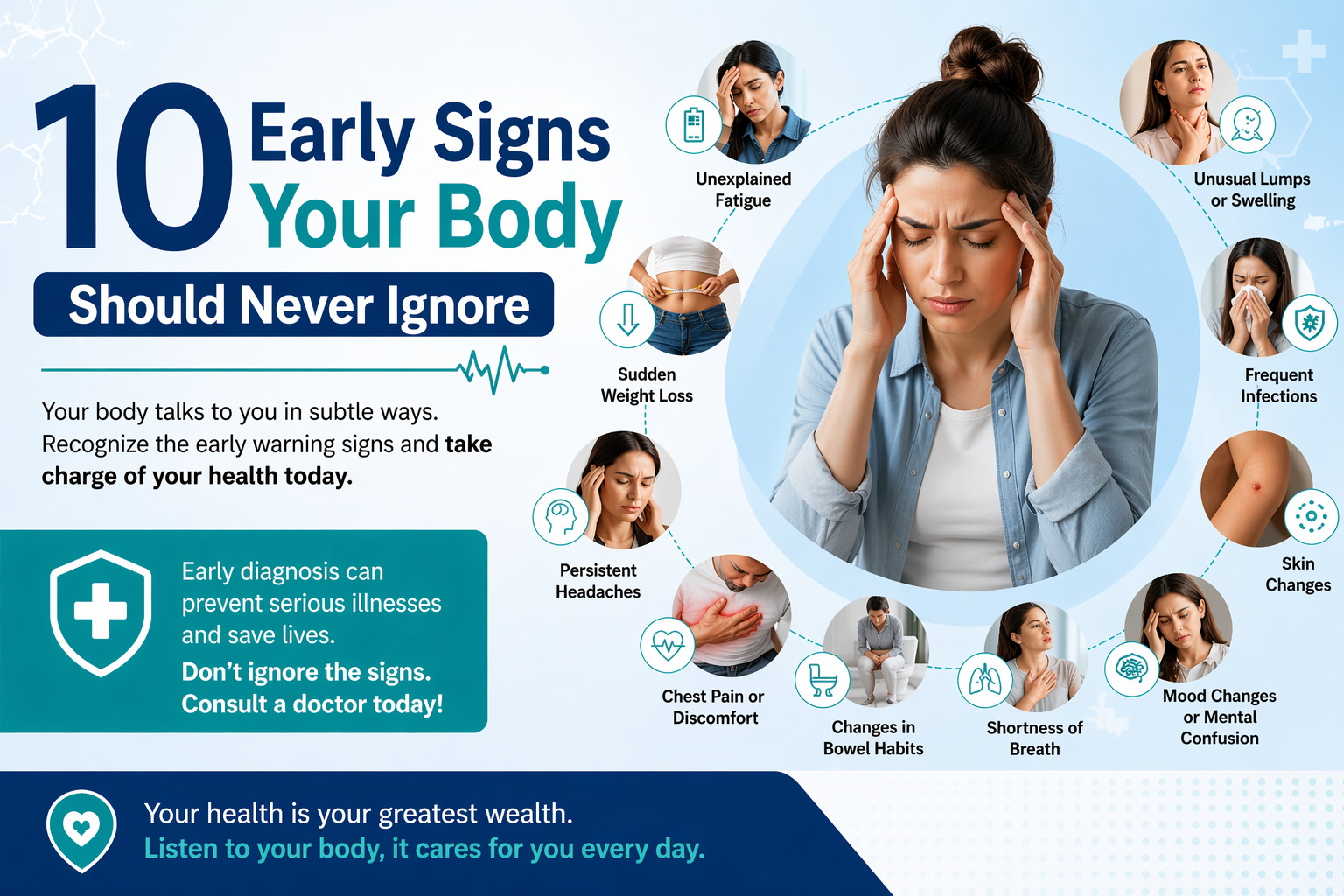 10 Early Signs Your Body Should Never Ignore